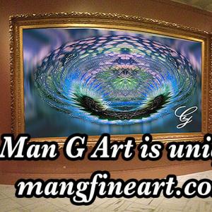As you can see Man G Art is a unique and nonreproducible Art and can be utilized in a variety of different forms and fashion
