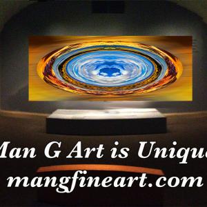 As you can see Man G Art is a unique and nonreproducible Art and can be utilized in a variety of different forms and fashion