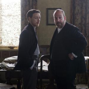 Still of Paul Giamatti and James McAvoy in The Last Station 2009