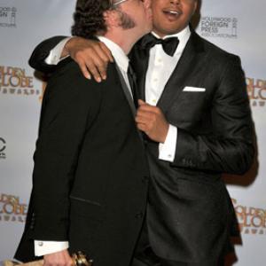 Terrence Howard and Paul Giamatti at event of The 66th Annual Golden Globe Awards 2009