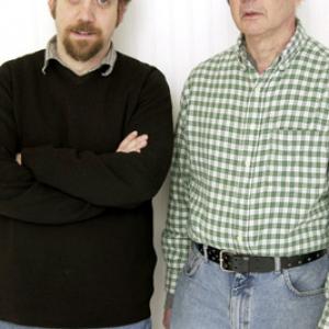 Paul Giamatti and Harvey Pekar at event of American Splendor 2003
