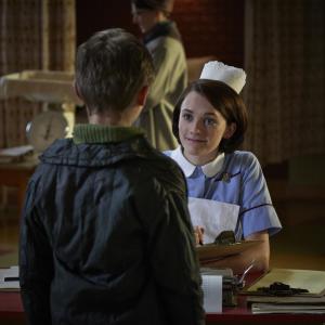 Still of Barbara Gilbert and Charlotte Ritchie in Call the Midwife 2012