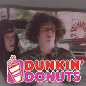 Brett Gilbert in Dunkin Donuts commercial.