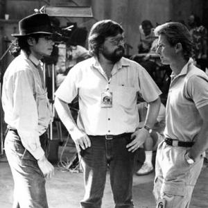 Moonwalker with Director Colin Chilvers and Michael Jackson