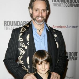 Michel Gill and son, Jeremy. Opening Night 