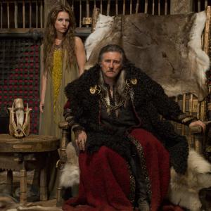 Still of Jessalyn Gilsig and Ruby OLeary in Vikings 2013