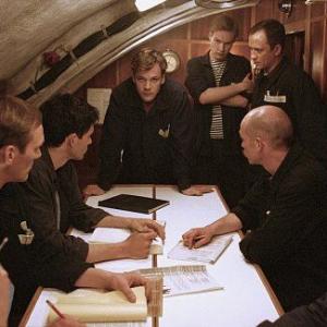 Left to right hand to face red hair Gerrit Vooren as Voslensky Ingvar Sigurdsson as Gorelov Christian Camargo as Pavel Peter Sarsgaard as Vadim arms crossed James Ginty as Anatoly Ravil Isyanov as Suslov George Anton as Konstantin and Kristen HoldenRied as Anton