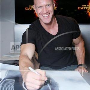 Bruno Gunn seen at Lionsgate's 'Catching Fire' Talent Signing and Fan Meet and Greet at 2013 Comic-Con, on Thursday, July, 18, 2013 in San Diego, Calif.