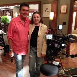 Bradford May directorDP and Wendy Girard on the set of The Right Girl for Hallmark Channel Sept 2014