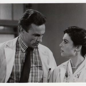 David Ackroyd, Wendy Girard as Dr. lenore Dudziak on AfterMASH, 20 Century Fox