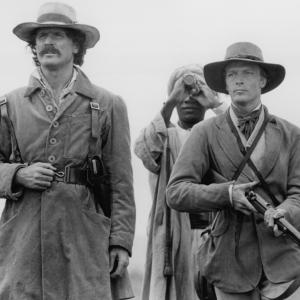 Still of Patrick Bergin and Iain Glen in Mountains of the Moon 1990
