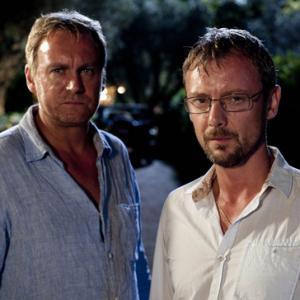 Still of Philip Glenister and John Simm in Mad Dogs 2011