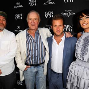 James Caan, Scott Caan, Wendy Glenn and Patrick Hoelck at event of Mercy (2009)