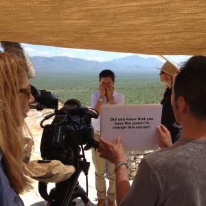 Li Bingbing UNEP Goodwill Ambassador has a moment of sadness as we film a PSA on illegal Ivory Trade for China