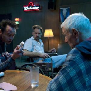 Still of Raymond J Barry and Walton Goggins in Justified 2010