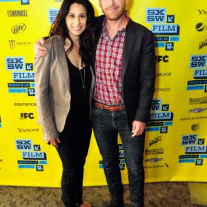 Jessica Golden and Ryan Brown pose for a portrait at Los Wild Ones Photo Op during the 2013 SXSW Music Film  Interactive Festival at Stateside Theater on March 11 2013 in Austin Texas