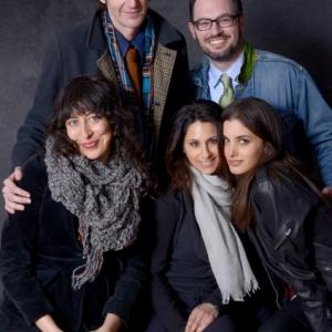 PARK CITY, UT - JANUARY 18: (Top L-R) Actor Brian McGuire, producer J.R. Hughto, (Bottom L-R) actresses Nina Millin, Jessica Golden, and Sonja Kinski pose for a portrait during the 2013 Sundance Film Festival at the WireImage Portrait Studio at Village At The Lift on January 18, 2013 in Park City, Utah. (Photo by Jeff Vespa/WireImage)