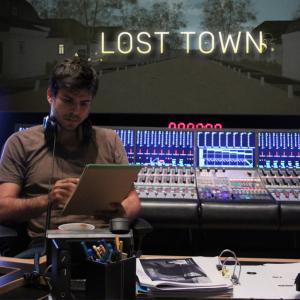 Richard Goldgewicht mixing the documentary Lost Town, at Skywalker Ranch in August 2012