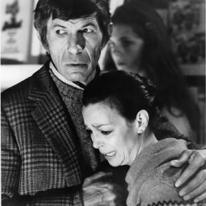 Still of Leonard Nimoy Lelia Goldoni and Don Siegel in Invasion of the Body Snatchers 1978