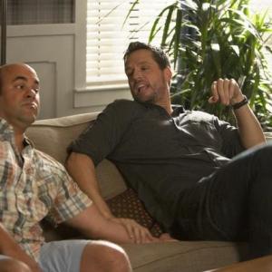Still of Josh Hopkins and Ian Gomez in Cougar Town 2009