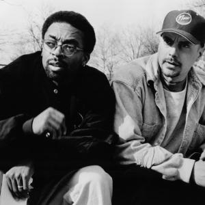 Still of Spike Lee and Nick Gomez in New Jersey Drive 1995