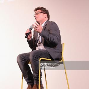 Production designer Jess Gonchor speaks during a Q&A session on Day Two of the 17th Annual Savannah Film Festival presented by SCAD on October 26, 2014 in Savannah, Georgia.