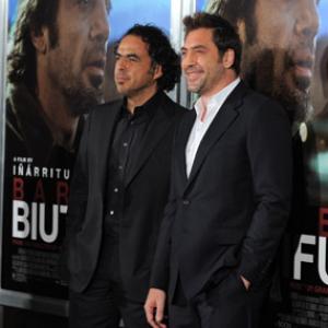 Javier Bardem and Alejandro Gonzlez Irritu at event of Biutiful 2010