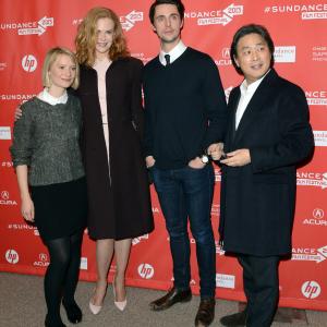 Nicole Kidman, Matthew Goode and Mia Wasikowska at event of Stoker (2013)