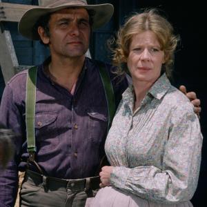 Still of Michael Pataki and Collin Wilcox Paxton in Little House on the Prairie 1974