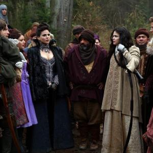 Still of Mig Macario, Lee Arenberg, Emilie de Ravin, Ginnifer Goodwin, Sean Maguire, Lana Parrilla, Michael Raymond-James, Josh Dallas and Raphael Alejandro in Once Upon a Time (2011)