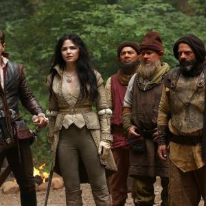 Still of Mig Macario Lee Arenberg Michael Coleman Ginnifer Goodwin Josh Dallas and Faustino Di Bauda in Once Upon a Time 2011