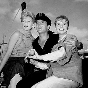 Elvis Presley Stella Stevens and Laurel Goodwin in Girls! Girls! Girls! Paramount 1962
