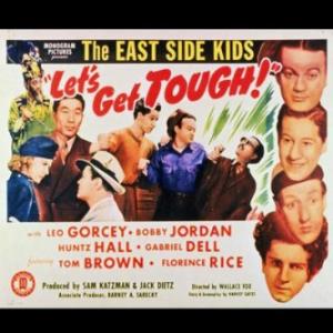 Gabriel Dell Leo Gorcey Huntz Hall Bobby Jordan and Florence Rice in Lets Get Tough! 1942