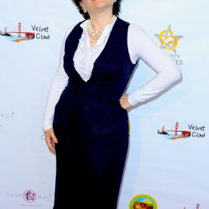 Actress Karen-Eileen Gordon on the red carpet at the MTV Movie Awards gifting suite in Los Angeles, California