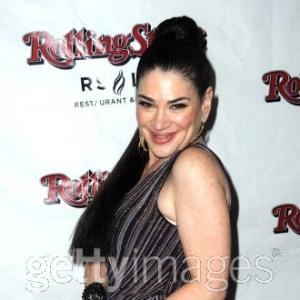 Actress Karen-Eileen Gordon at the Paparazzi PR Reality Series Launch Party & Concert held at Rolling Stone Lounge in Hollywood, California