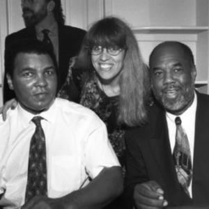 With Mohammed Ali and Howard Bingham. At Howard's Gallery Opening.