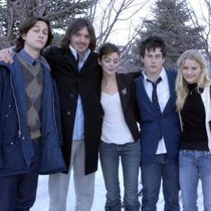 Lukas Haas, Emilie de Ravin, Joseph Gordon-Levitt, Noah Segan and Nora Zehetner at event of Brick (2005)