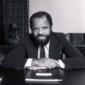 Berry Gordy Founder  Chairman Motown Records in Los Angeles circa 1980