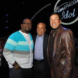 Still of Smokey Robinson Berry Gordy and Randy Jackson in American Idol The Search for a Superstar 2002