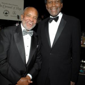Sidney Poitier and Berry Gordy