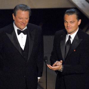 Leonardo DiCaprio and Al Gore at event of The 79th Annual Academy Awards (2007)