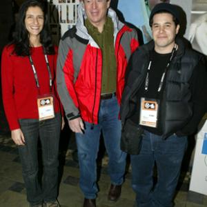 Al Gore Zana Briski and Ross Kauffman at event of Born Into Brothels Calcuttas Red Light Kids 2004