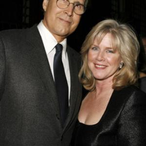 Chevy Chase and Tipper Gore