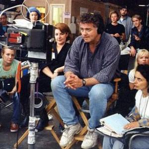 David Winning directing Breaker High in Vancouver, Canada. Ryan Gosling is pictured in background right.
