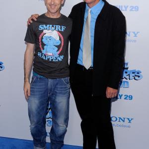 Alan Cumming and Raja Gosnell at event of Smurfai 3D (2011)