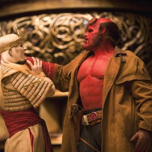 Still of Ron Perlman and Luke Goss in Hellboy II: The Golden Army (2008)