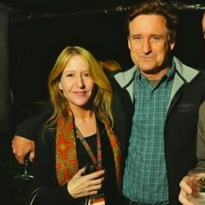 Casting Director  Producer Amy Devra Gossels with Actor Bill Pullman at the 2010 Hamptons International Film Festival