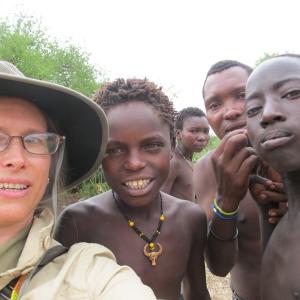 Morongo Tribe teenage boys Lake Eyasi area north Tanzania