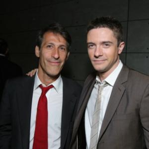 Topher Grace and Michael Lynton at event of Zmogus voras 3 2007