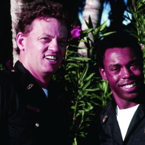 Still of David Graf and Michael Winslow in Police Academy 5 Assignment Miami Beach 1988